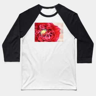 Red Poppy Baseball T-Shirt